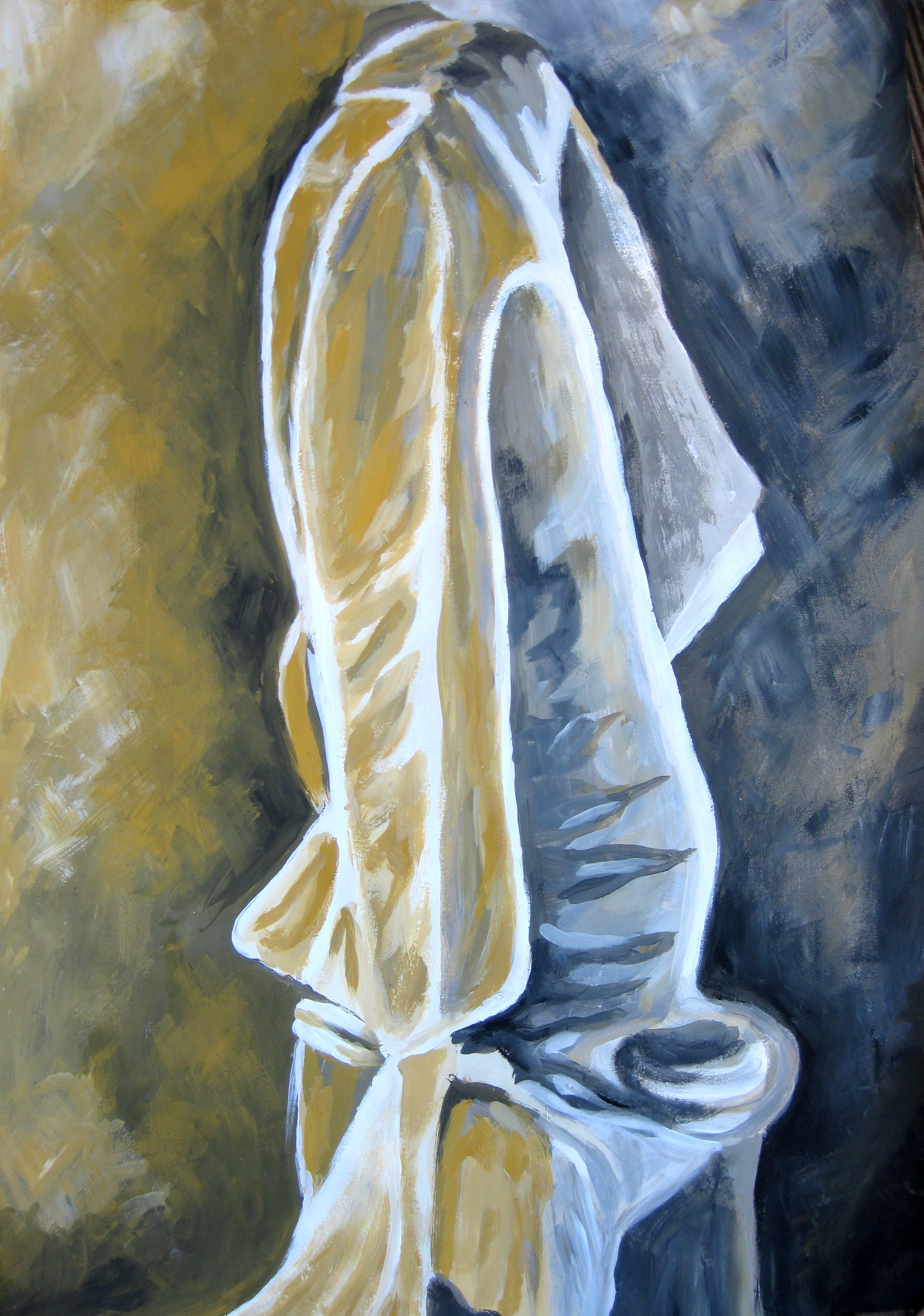 Labcoat (acrylic on paper)