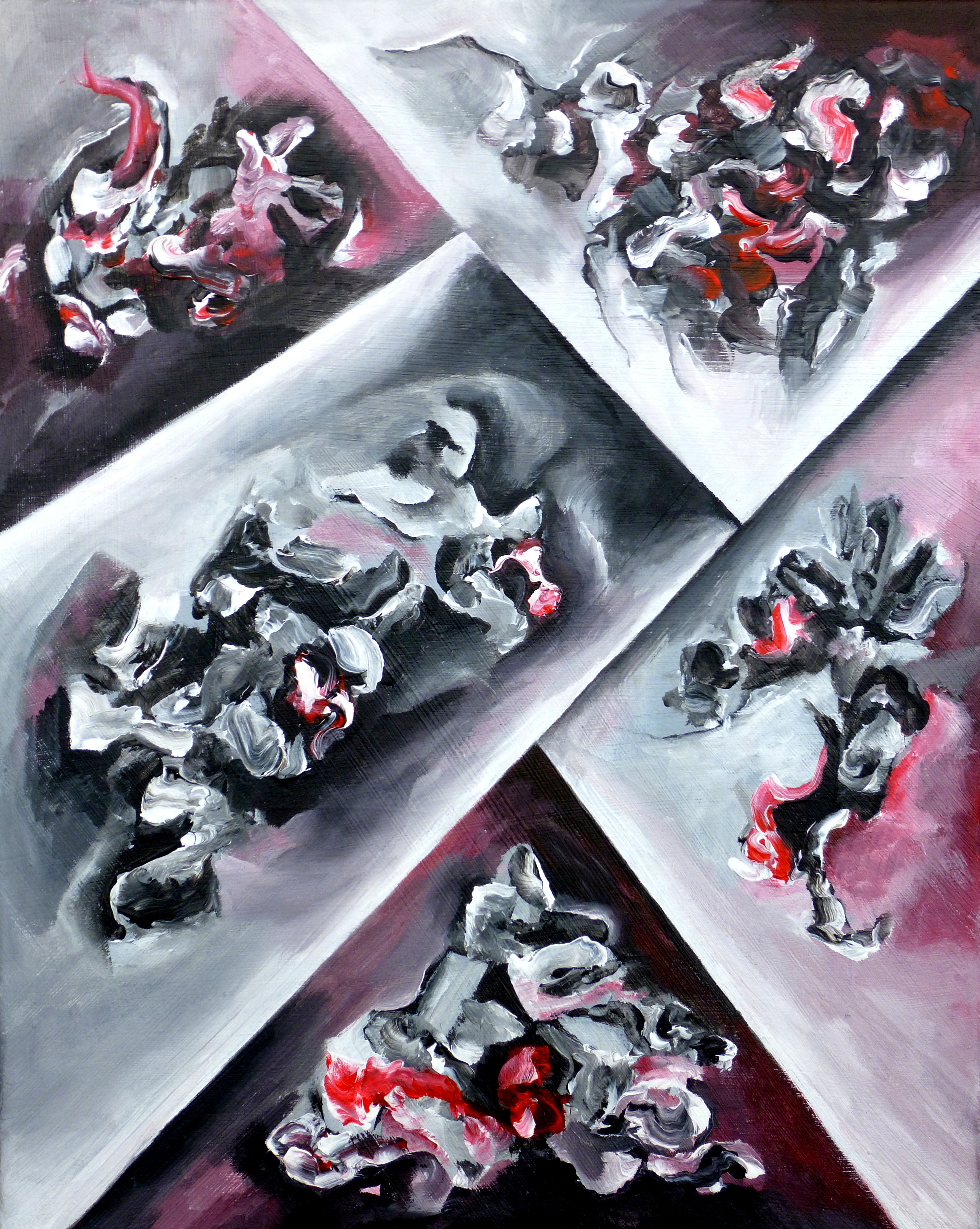 Compartmentalisation (Acrylic on canvas)