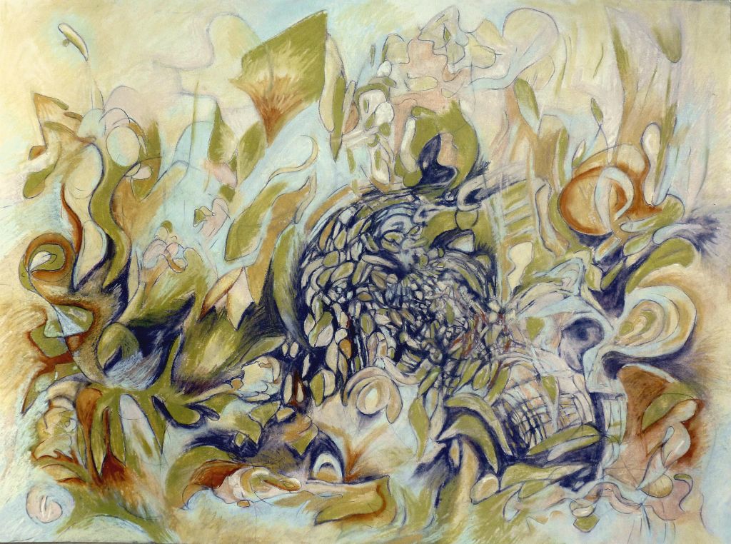 Abundance (pastel chalk and crayon on paper)