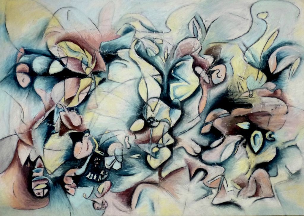 Untitled (pastel chalk on paper)