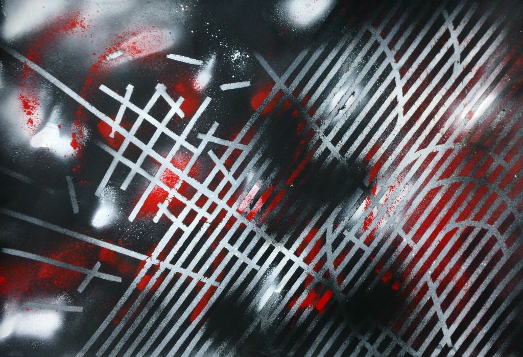Untitled (spray paint on paper)