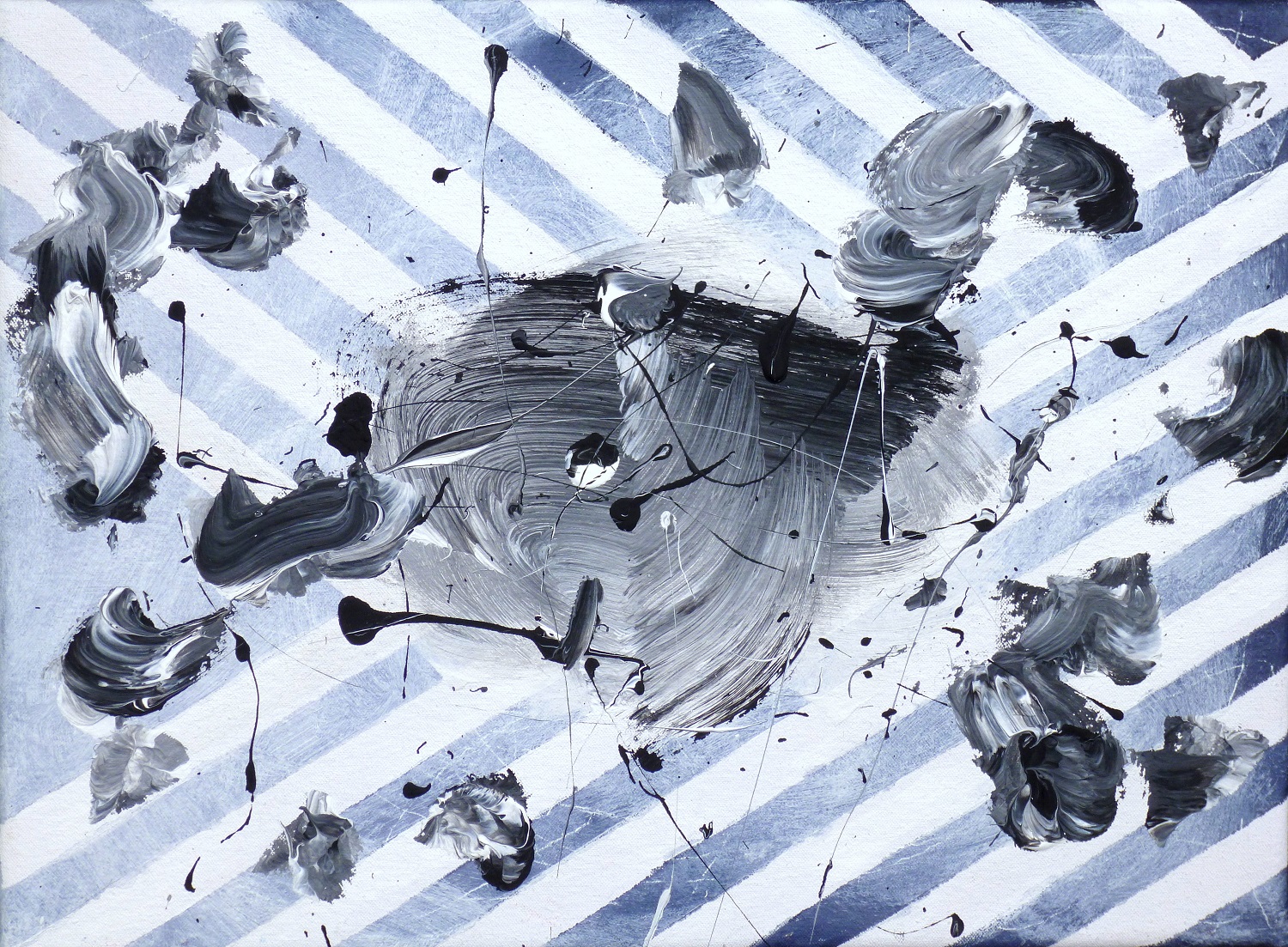 Whirl I (acrylic on canvas)