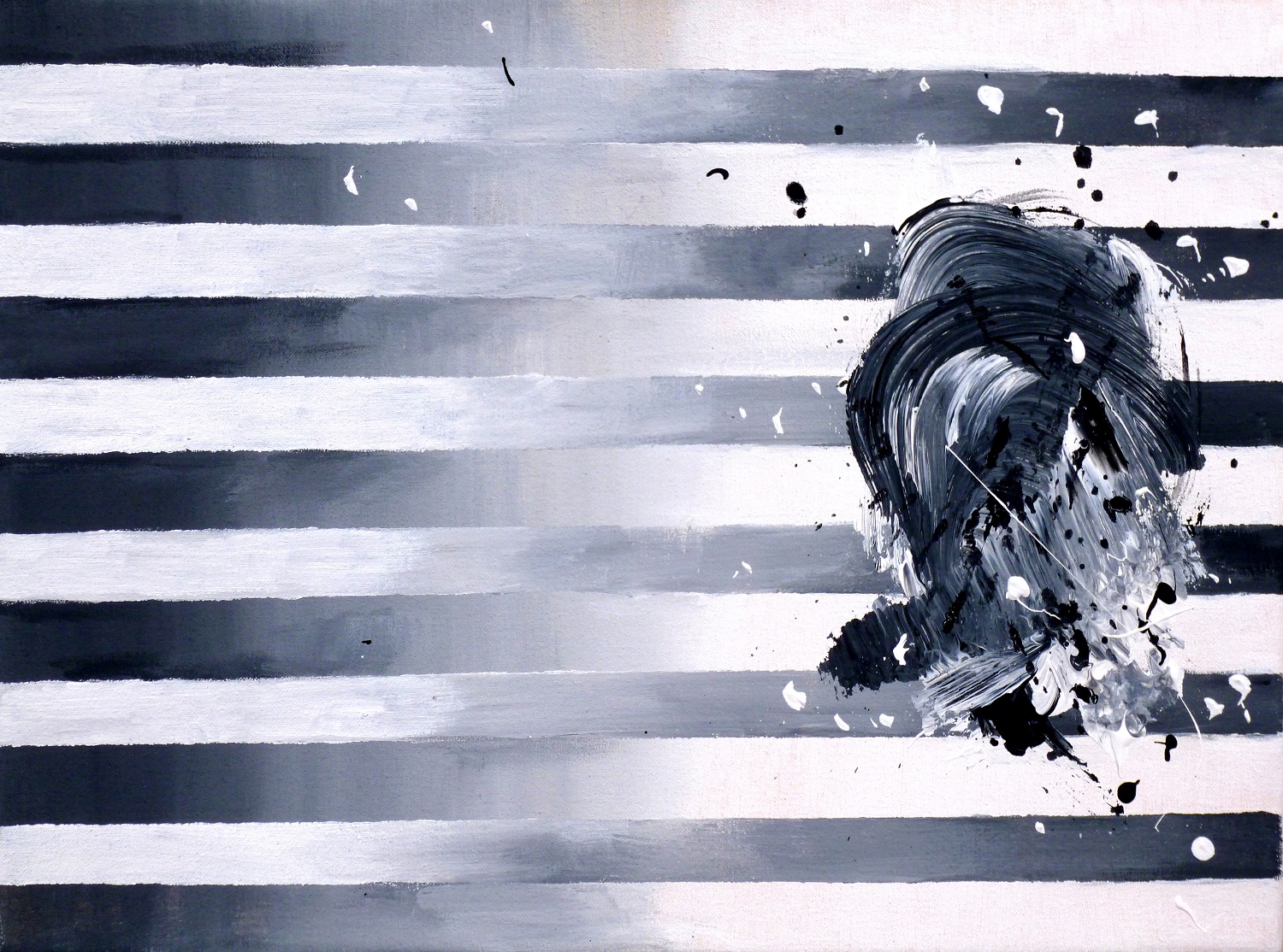 Whirl II (acrylic on canvas)