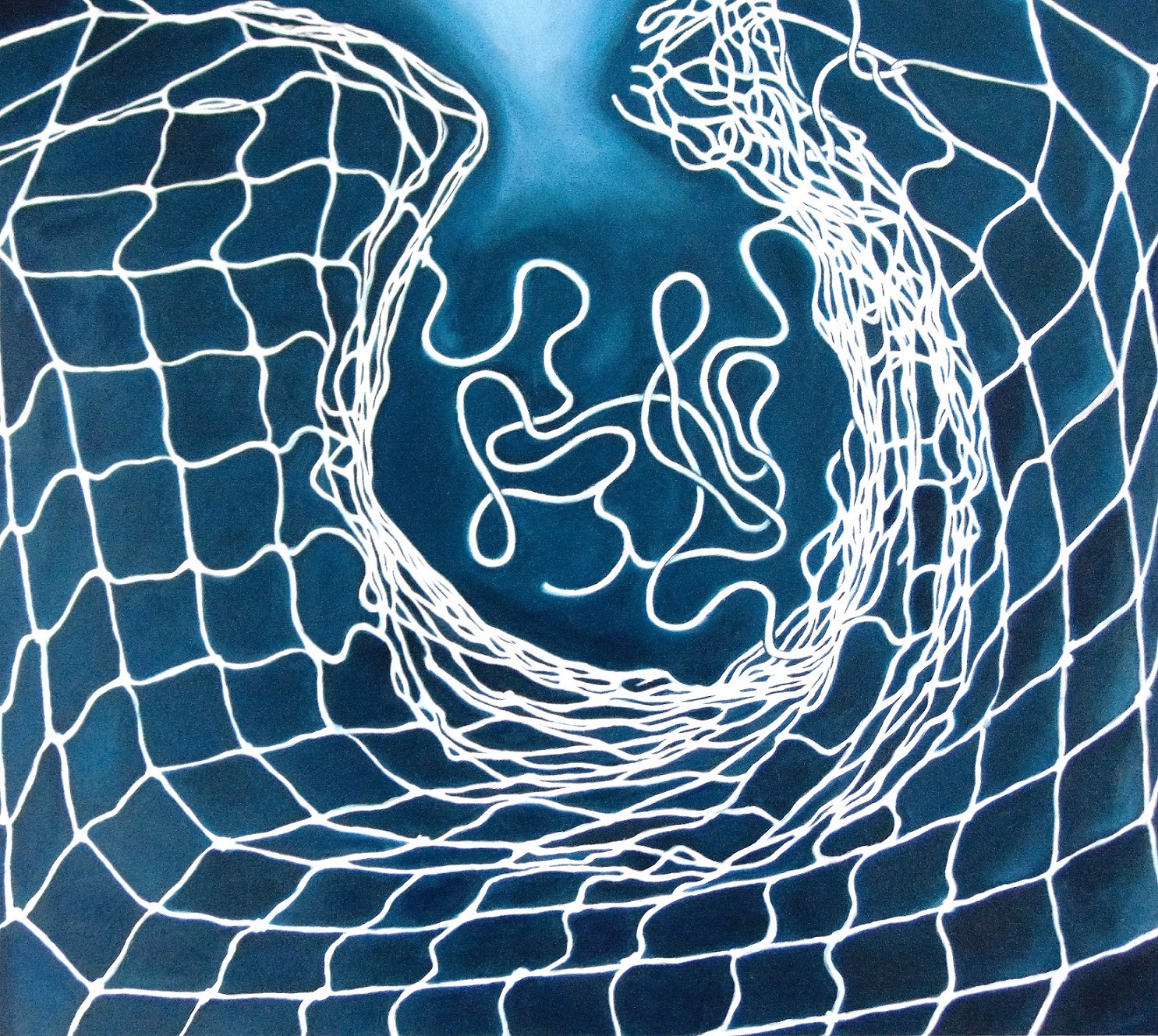 Enclosure (Oil on canvas, 80 x 90cm)
