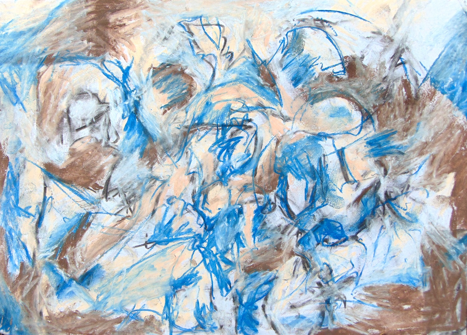 Pondering (pastel chalk on paper)