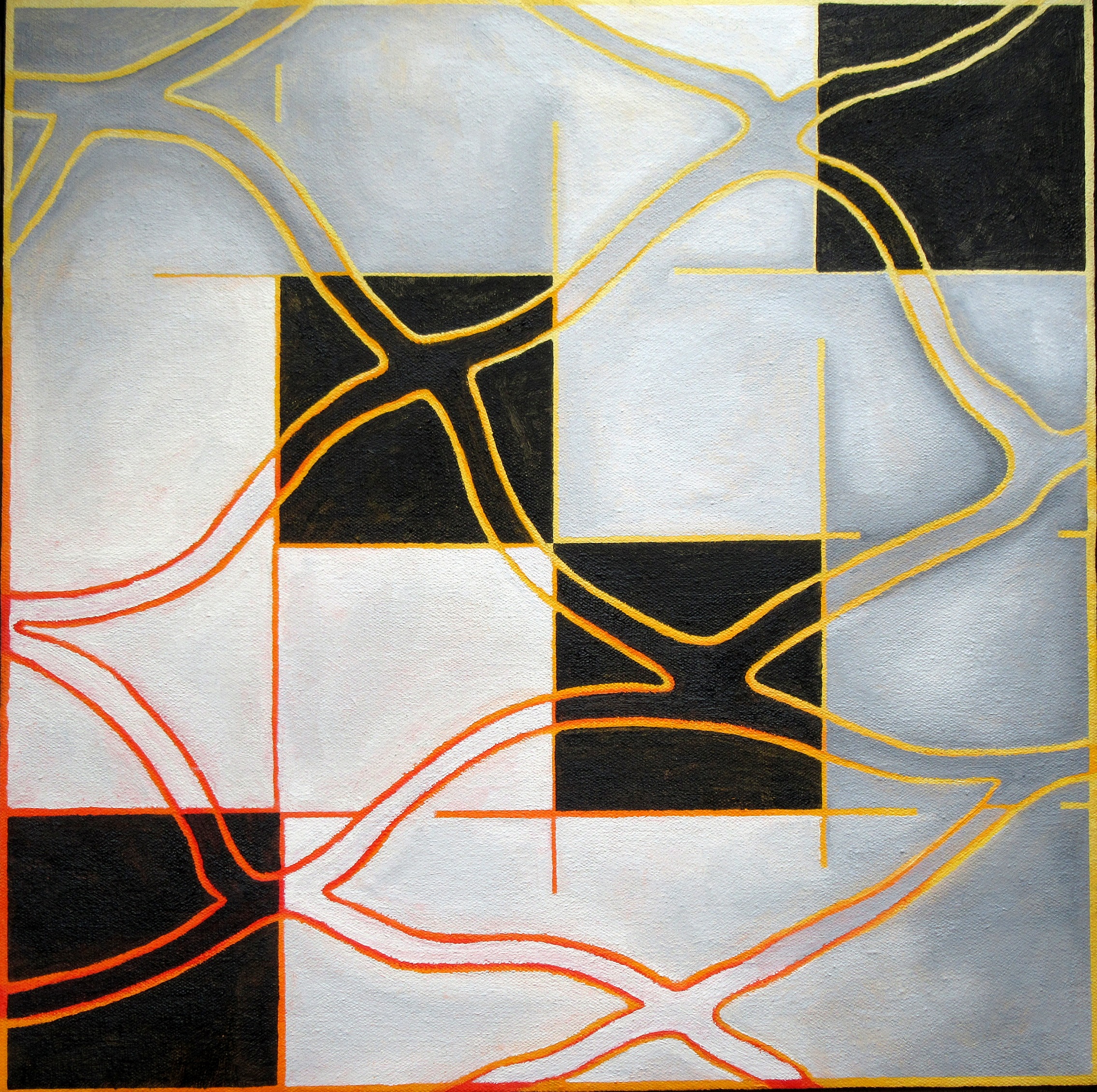 Counterpoint (Oil on canvas, 40 cm x 40 cm)