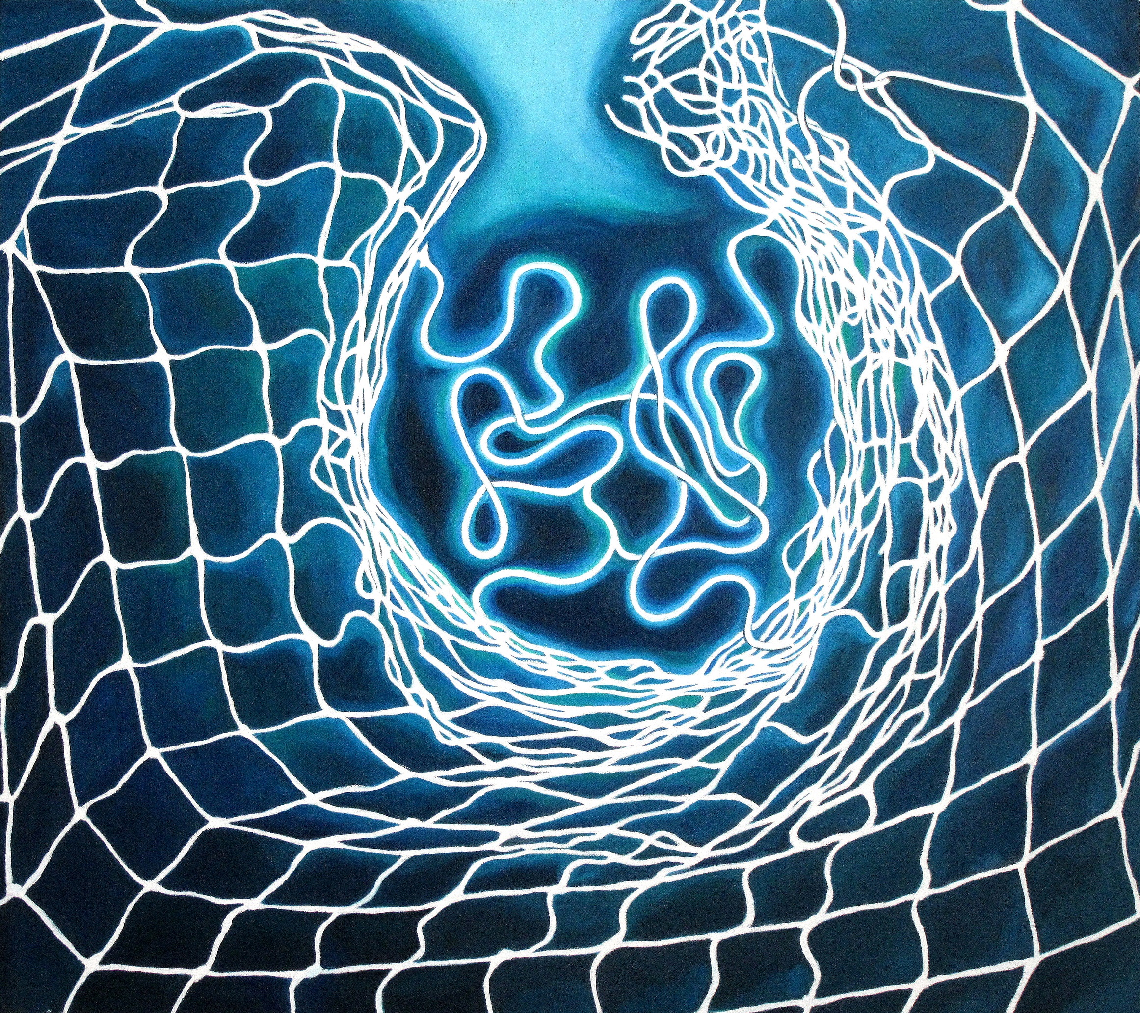 Enclosed(Oil on canvas, 90cm x 80cm)
