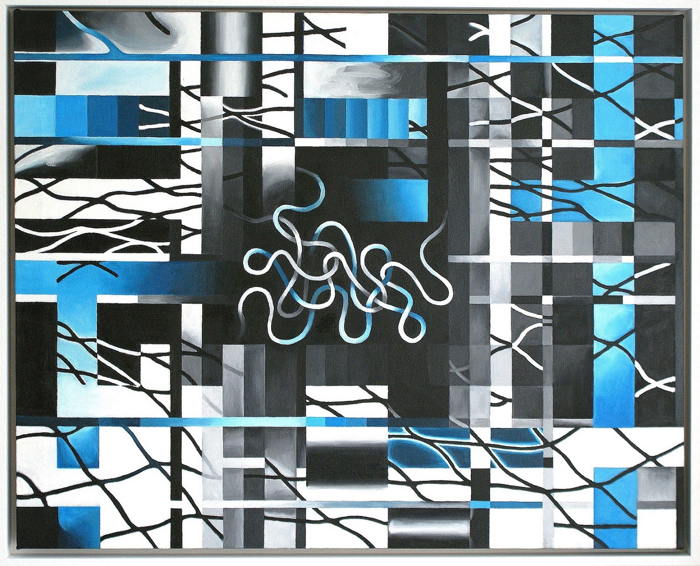 Entanglement (Oil on canvas, 80cm x 100cm)