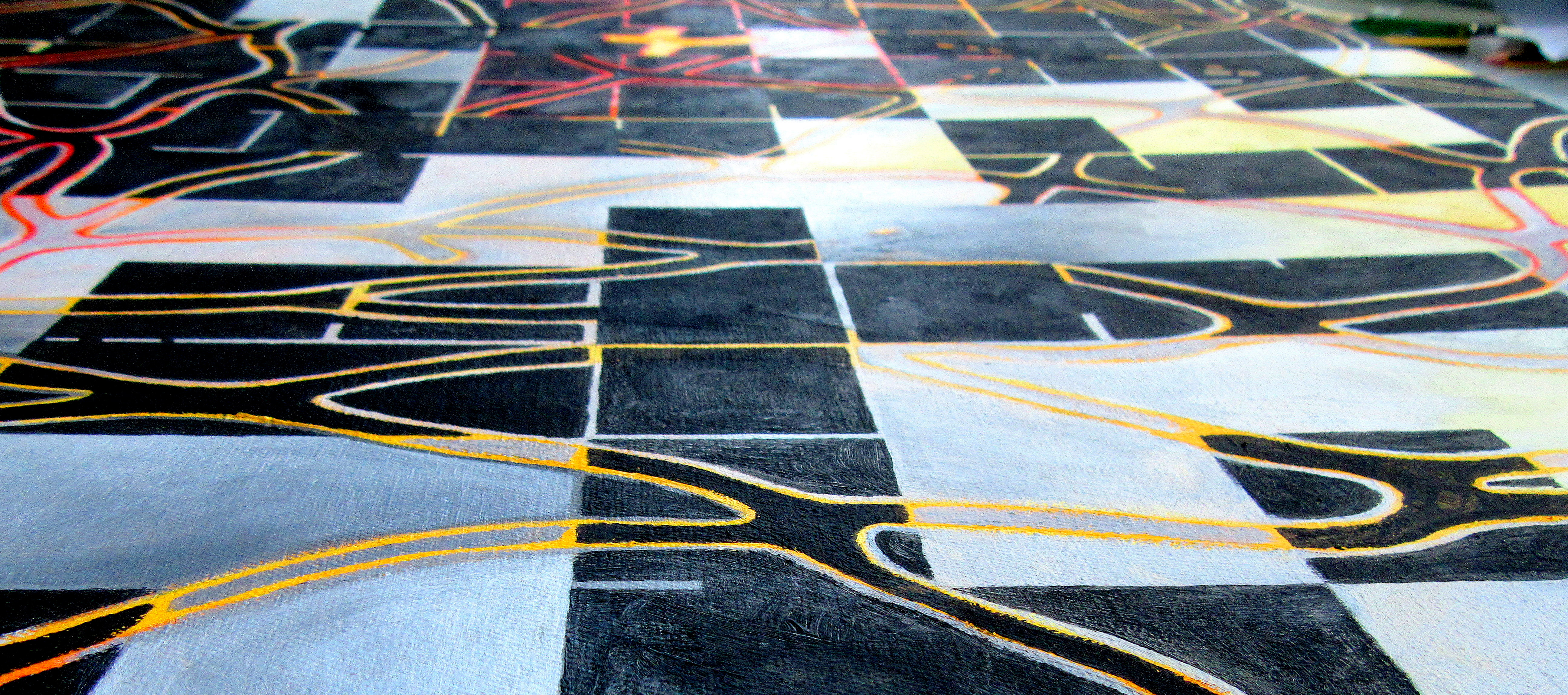 Close-up of 'Interstices'
